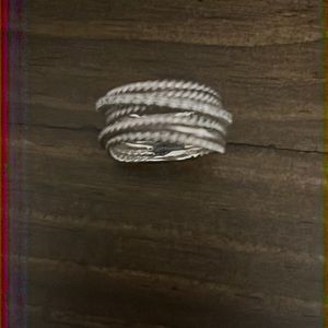 Authentic David Yurman Crossover Diamond Ring